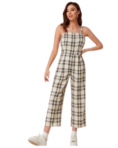 black and white flannel jumpsuit manufacturers